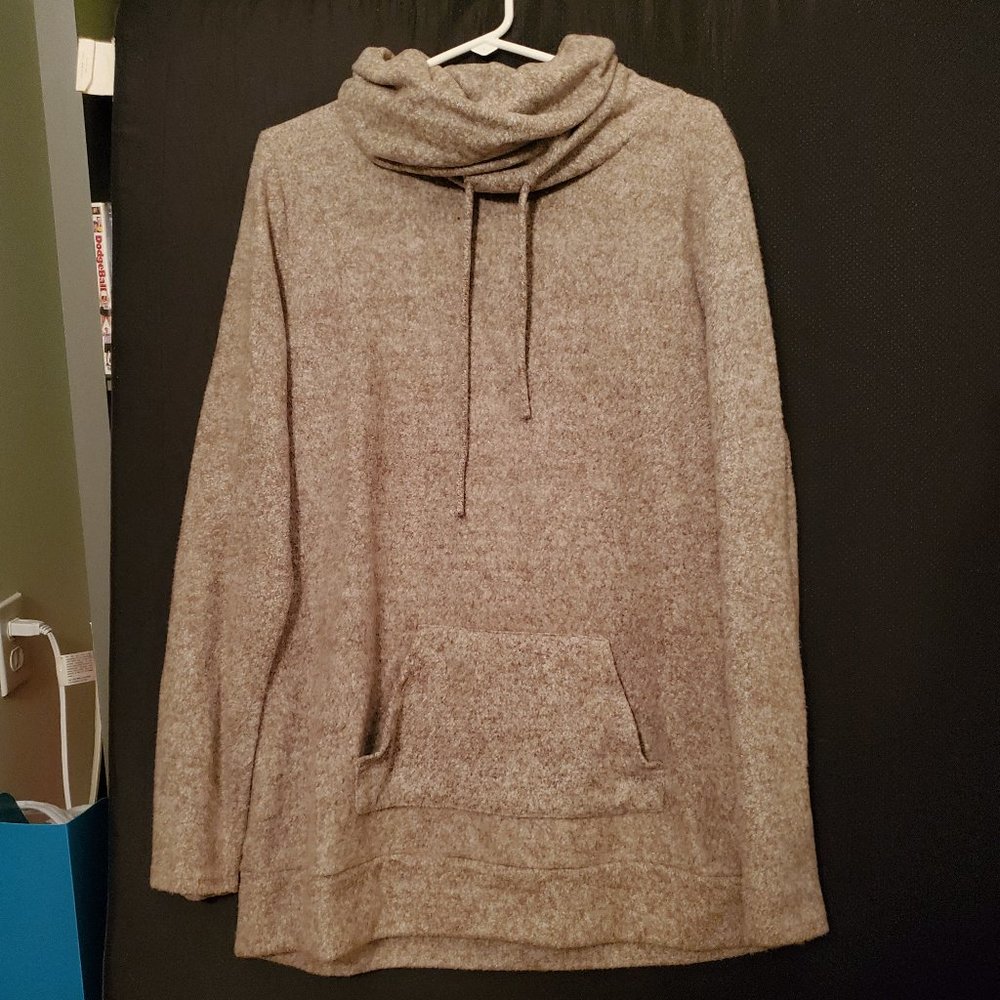 Cowl Neck Tunic Sweater